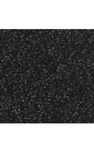 Miyuki delica beads 15/0 - Black matted DBS-310
